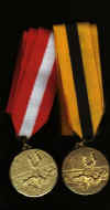 Medaljer fra 2 x Jysk mester