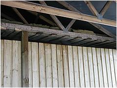 Loftet er isoleret med 200 mm rockwool