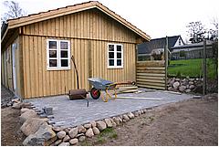 Her er jeg i gang med at lave plankev�rk
