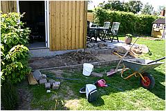 S� skal der l�gges fliser